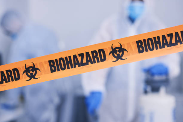 Professional Biohazard Cleanup technician working in North Waterboro, ME